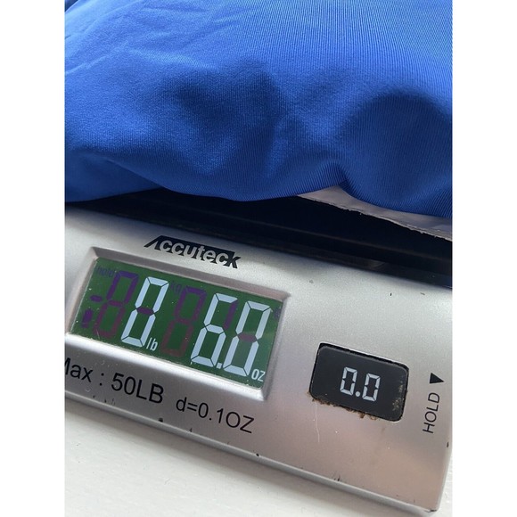 Nike Pro Combat Mens Dri Fit T-Shirt Size L Blue Fitted Short Sleeve Crewneck - Picture 12 of 12